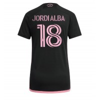 Inter Miami Jordi Alba #18 Replica Away Shirt Ladies 2024-25 Short Sleeve